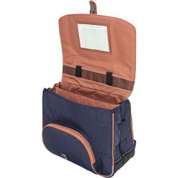 Cartable 38 cm avec Poche Gourde Axel Bleu