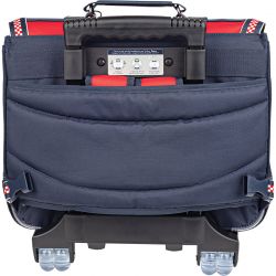 Cartable à Roulettes 38 cm Noé Rouge