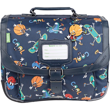 Cartable 32 cm Robin Bleu tann's