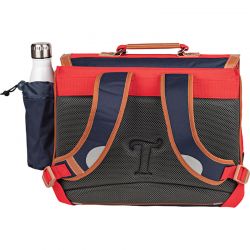 Cartable 38 cm avec Poche Gourde Arthur Rouge