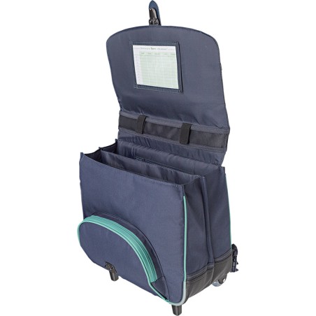 Cartable à Roulettes 38 cm Anthony Bleu- Tann's