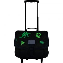 Cartable à Roulettes 38 cm Timothée Vert