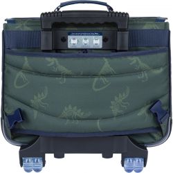 Cartable à Roulettes 38 cm Timothée Vert