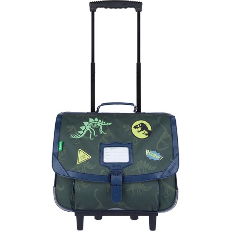 Cartable à Roulettes 38 cm Timothée Vert - Tann's