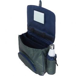 Cartable 38 cm avec Poche Gourde Timothée Vert