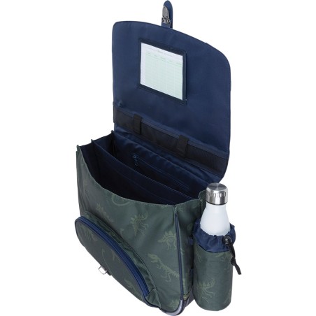 Cartable 38 cm avec Poche Gourde Timothée Vert - Tann's