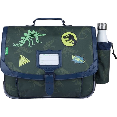 Cartable 38 cm avec Poche Gourde Timothée Vert - Tann's