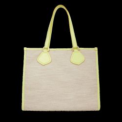 Grand Sac Cabas d'Eté L en Toile de Jute - Lancel