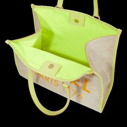 Grand Sac Cabas d'Eté L en Toile de Jute - Lancel