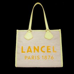 Grand Sac Cabas d'Eté L en Toile de Jute - Lancel