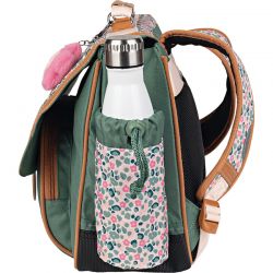 Cartable 38 cm ave Poche Gourde Iris Vert