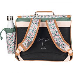 Cartable 38 cm ave Poche Gourde Iris Vert