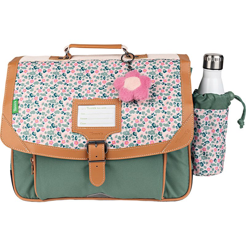Cartable 38 cm ave Poche Gourde Iris Vert Cartable 38 cm ave Poche Gourde Iris Vert