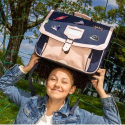 Cartable 38cm Lily Bleu