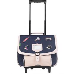 Cartable à Roulettes 38 cm Lily Bleu
