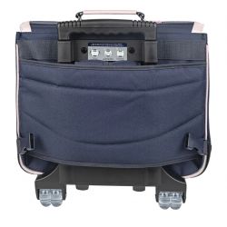Cartable à Roulettes 38 cm Lily Bleu