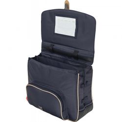 Cartable 38 cm avec Poche Gourde Antonia Bleu