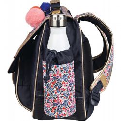 Cartable 38 cm avec Poche Gourde Antonia Bleu
