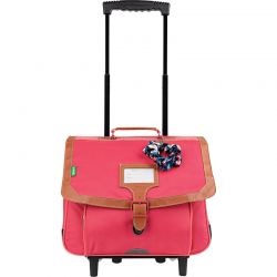 Cartable Trolley 38 cm Louise Fuchsia
