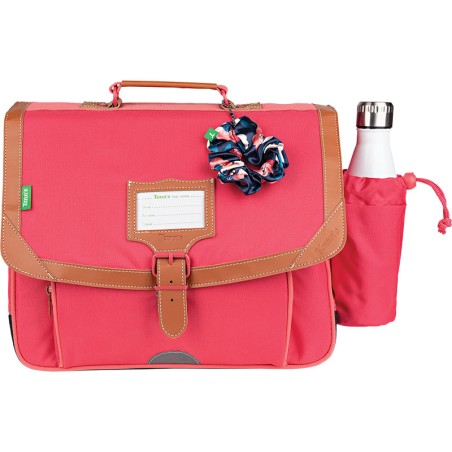 Cartable 38 cm avec Poche Gourde Louise Fuchia - Tann's
