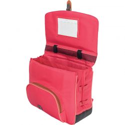 Cartable 38 cm avec Poche Gourde Louise Fuchia