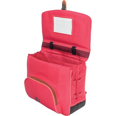 Cartable 38 cm avec Poche Gourde Louise Fuchia - Tann's