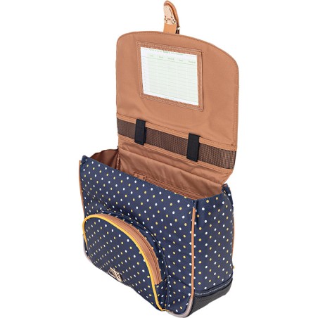 Cartable 32 cm Faustine Bleu- Tann's
