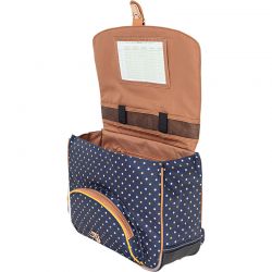 Cartable 35 cm Faustine Bleu