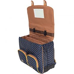 Cartable 41 cm Faustine Bleu