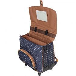 Cartable Trolley 38 cm Faustine Bleu