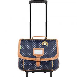 Cartable Trolley 38 cm Faustine Bleu