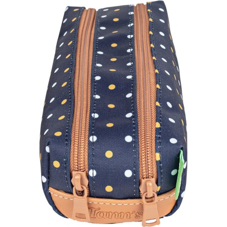 Trousse Double Faustine Bleue Double- Tann's