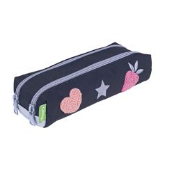 Trousse Double Juliette Bleue