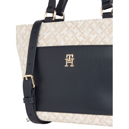 Mini Sac Cabas TH Distinct Monograme en Synthétique