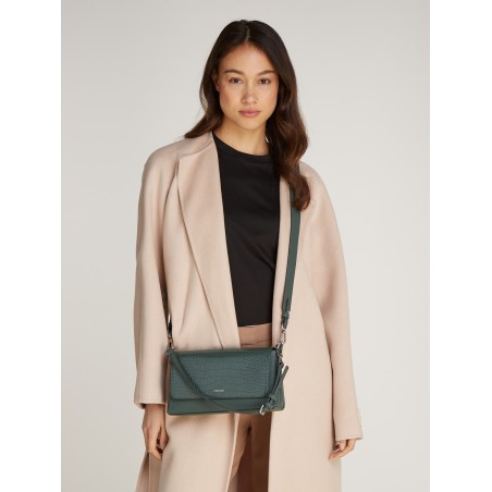 Sac à Bandoulière Croco en Synthétique