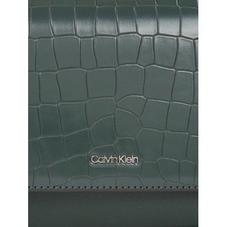 Sac à Bandoulière Croco en Synthétique