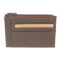 Porte-monnaie et carte Dorian cuir