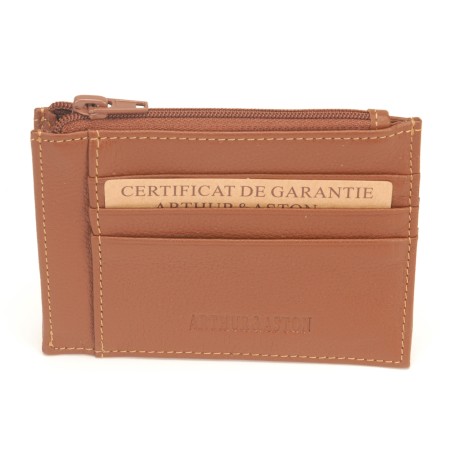 Porte-monnaie et carte Dorian cuir