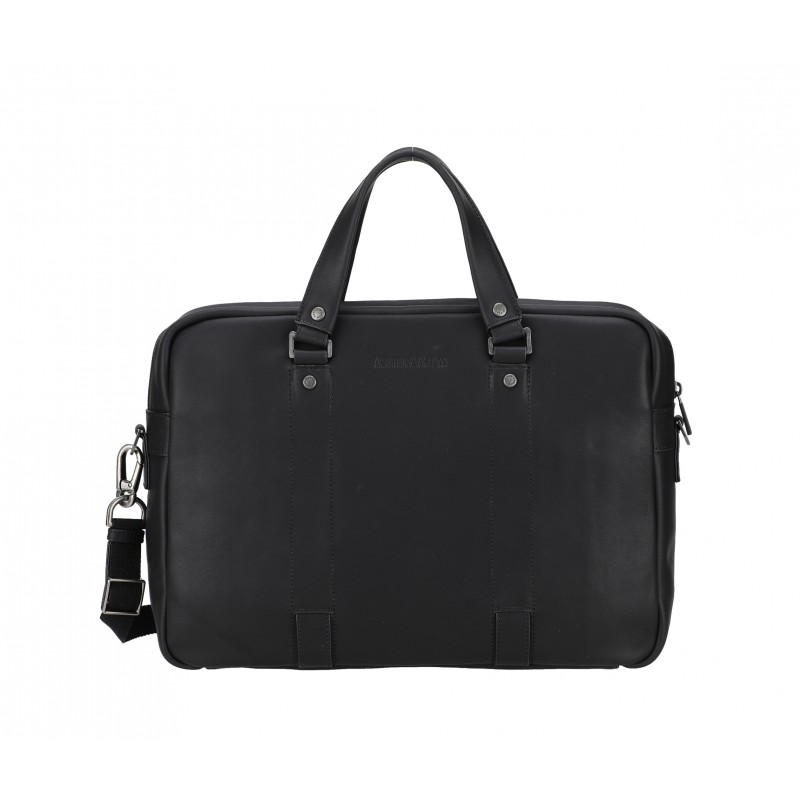 Porte-document Cuir Néro