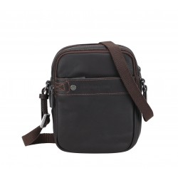 Petit sac traves Cuir Néro