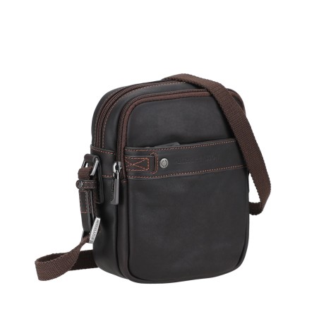 Petit sac traves Cuir Néro