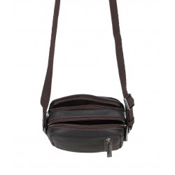 Petit sac traves Cuir Néro