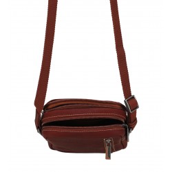 Petit sac traves Cuir Néro