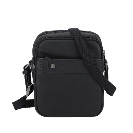 Petit sac traves Cuir Néro