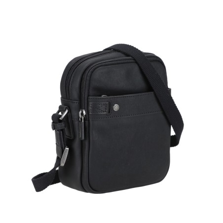 Petit sac traves Cuir Néro