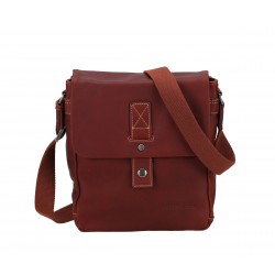 Sac travers à rabat Cuir Néro