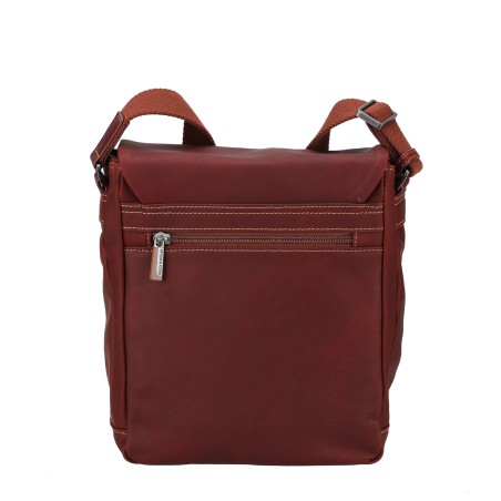 Sac travers à rabat Cuir Néro