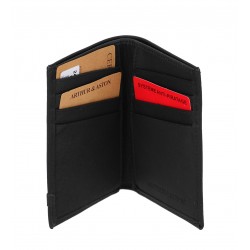 Porte-cartes Cuir Néro