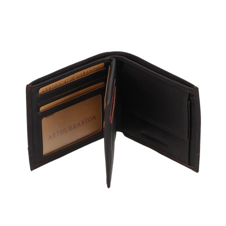 Portefeuille italien Cuir Néro