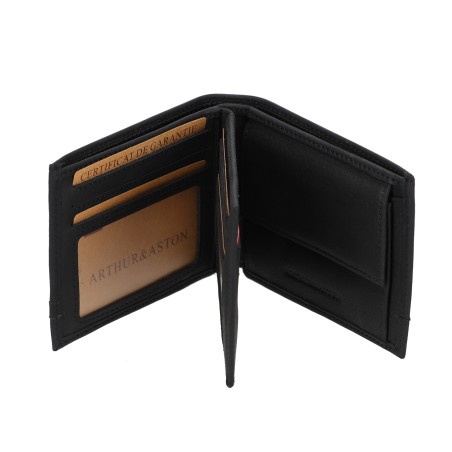 Portefeuille italien Cuir Néro